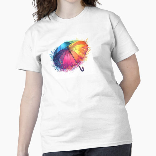 Colorful umbrellas. Classic T-Shirt