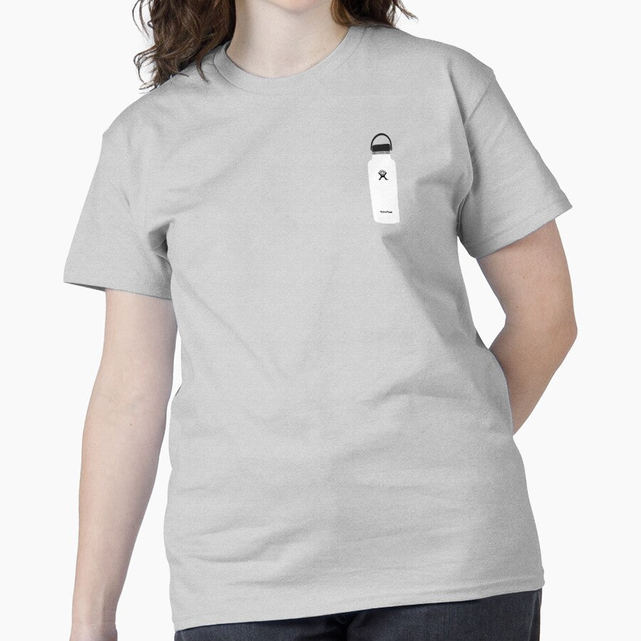 White Hydro Flask Classic T-Shirt