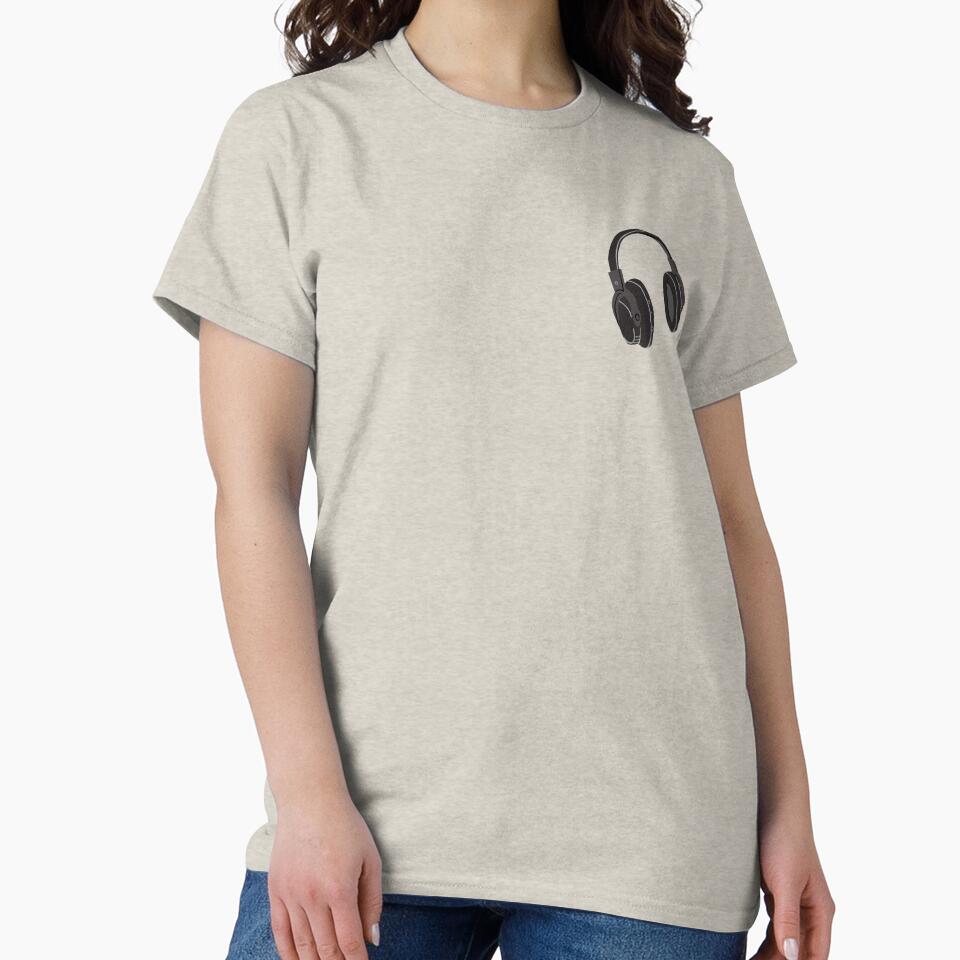 Headphones music lover Classic T-Shirt